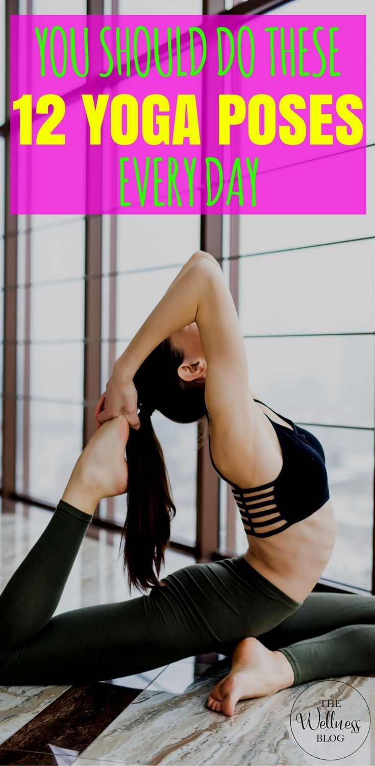 12 Yoga Poses You Should Do Every Day -   24 model diet yoga poses
 ideas