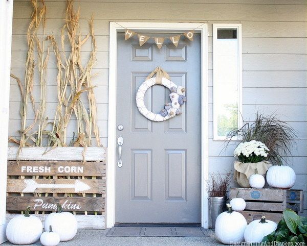 21 Fall Porch Ideas That Will Make Your Neighbors Insanely Jealous -   24 modern porch decor
 ideas