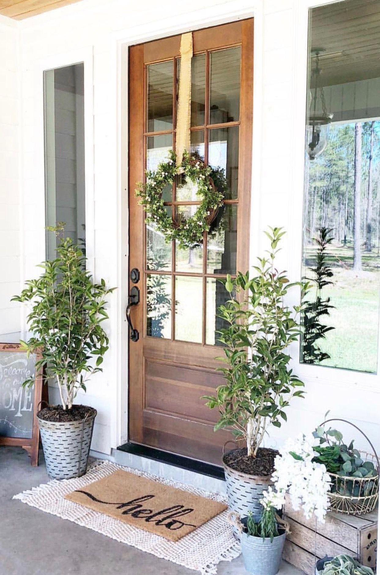 Perfect porch decor for spring or summer -   24 modern porch decor
 ideas