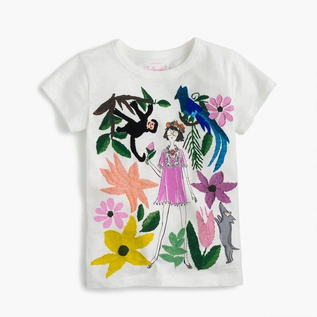 Girls' Olive in Mexico City garden T-shirt -   25 city garden kids
 ideas