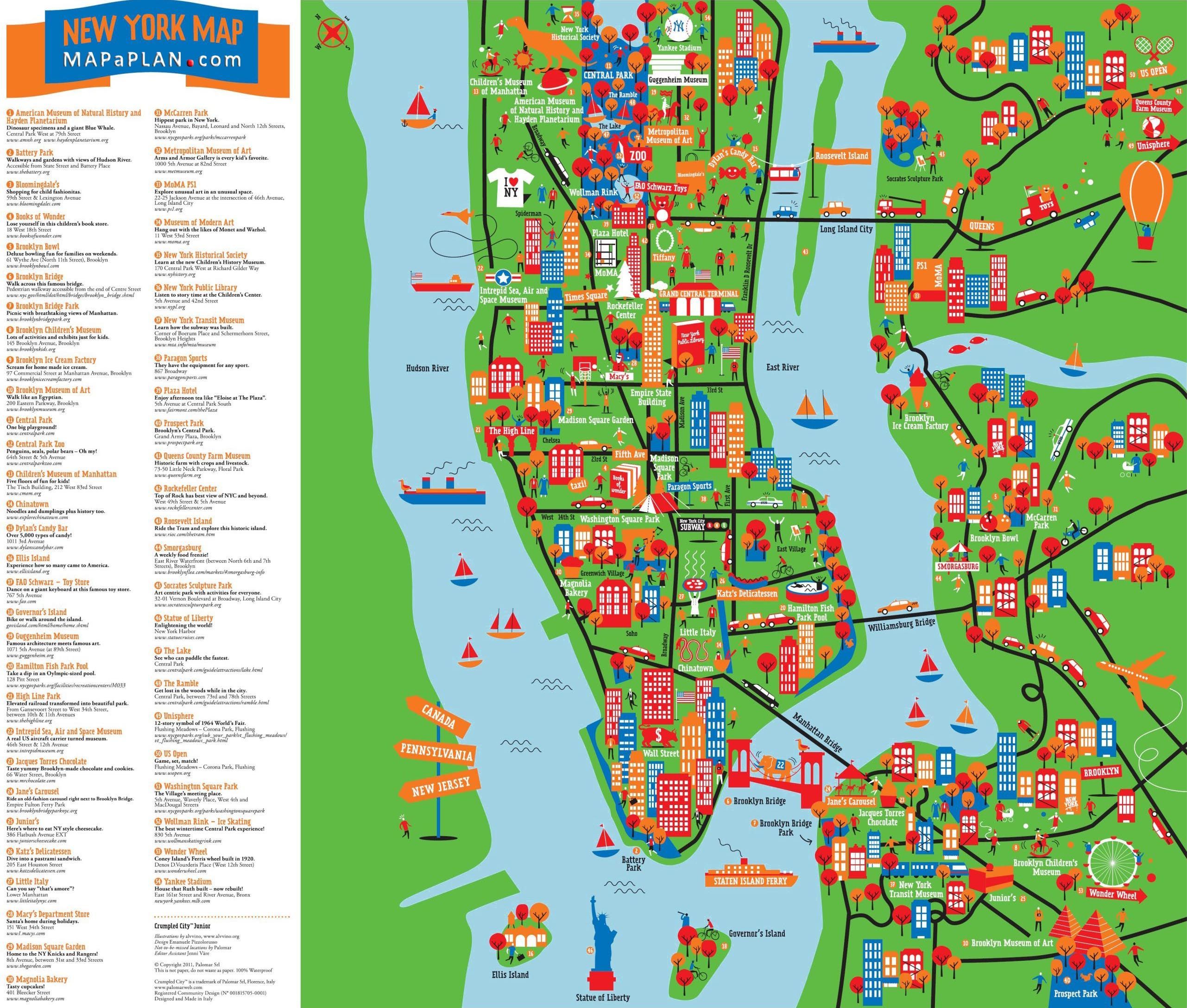 great-things-to-do-with-kids-children-interactive-colorful-new-york-top-tourist-attractions-map -   25 city garden kids
 ideas