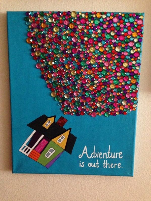40 Pictures of Cool Disney Painting Ideas - Page 2 of 2 -   25 cool disney crafts
 ideas