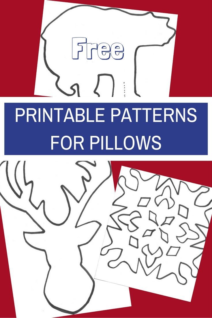 How to Make Winter/Holiday Pillow Slipcovers (TUTORIAL -   25 diy pillows christmas
 ideas
