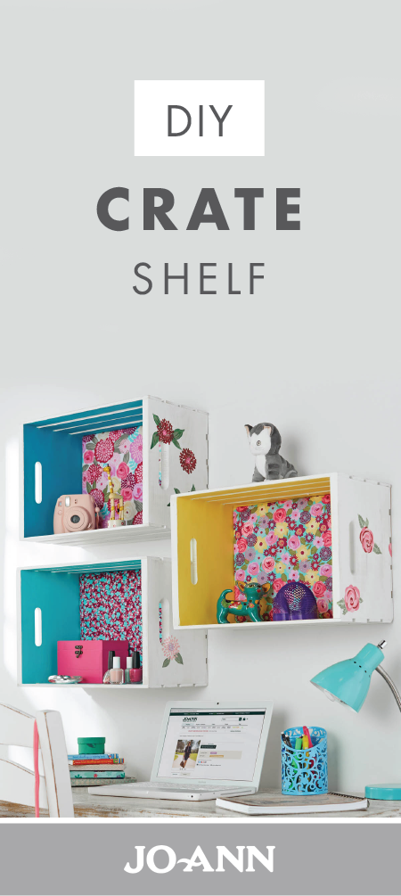 These DIY Crate Shelves take crafty to a whole new level! With a pop of colored paint and patterned fabric, these wall organizers are decorative as well as practical. The unique storage makes this upcycled project ideal for your daughter’s bedroom or your home office! -   25 diy room organizers
 ideas