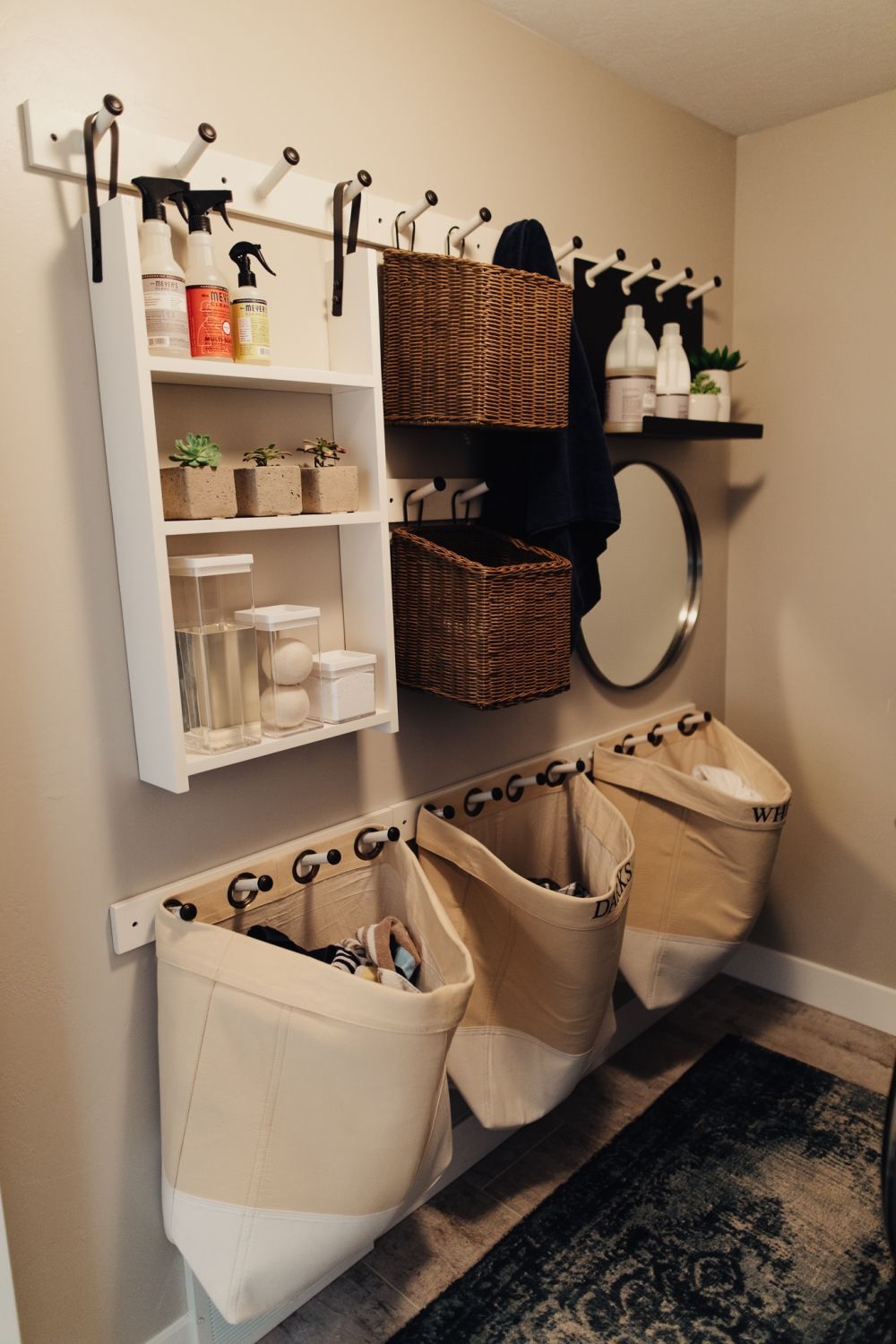 Laundry Room Tour + Tips to Staying Organized -   25 diy room organizers
 ideas