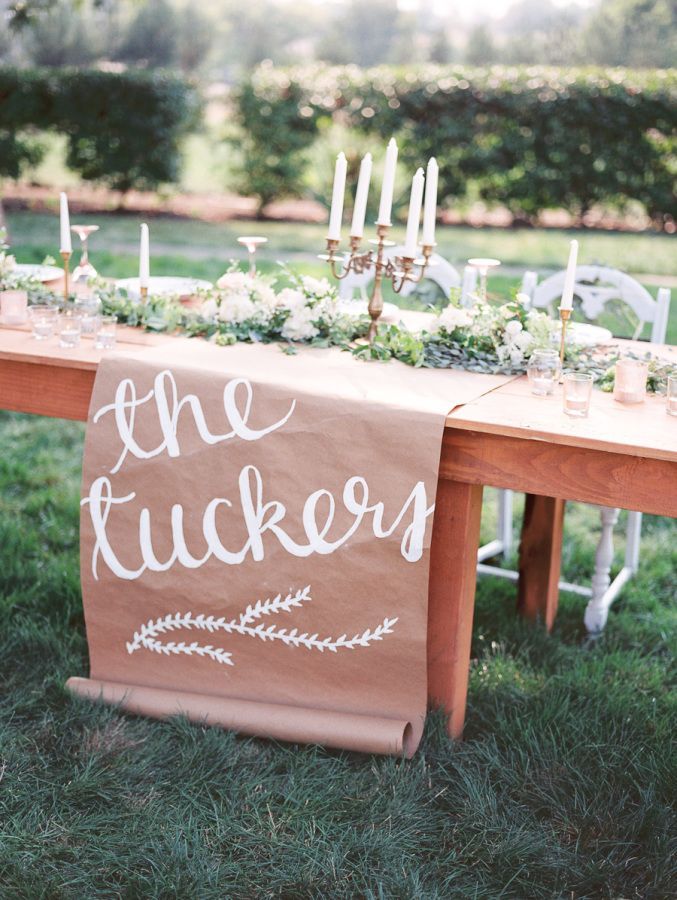 DIY Oregon Wedding with an Instagram Love Story -   25 diy wedding banner
 ideas