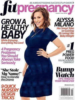 Alyssa Milano: How I Knew I Was Having a Girl -   25 fitness pregnancy cover
 ideas