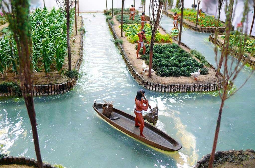 The Ingenious Floating Gardens Of The Aztecs... -   25 floating garden water
 ideas