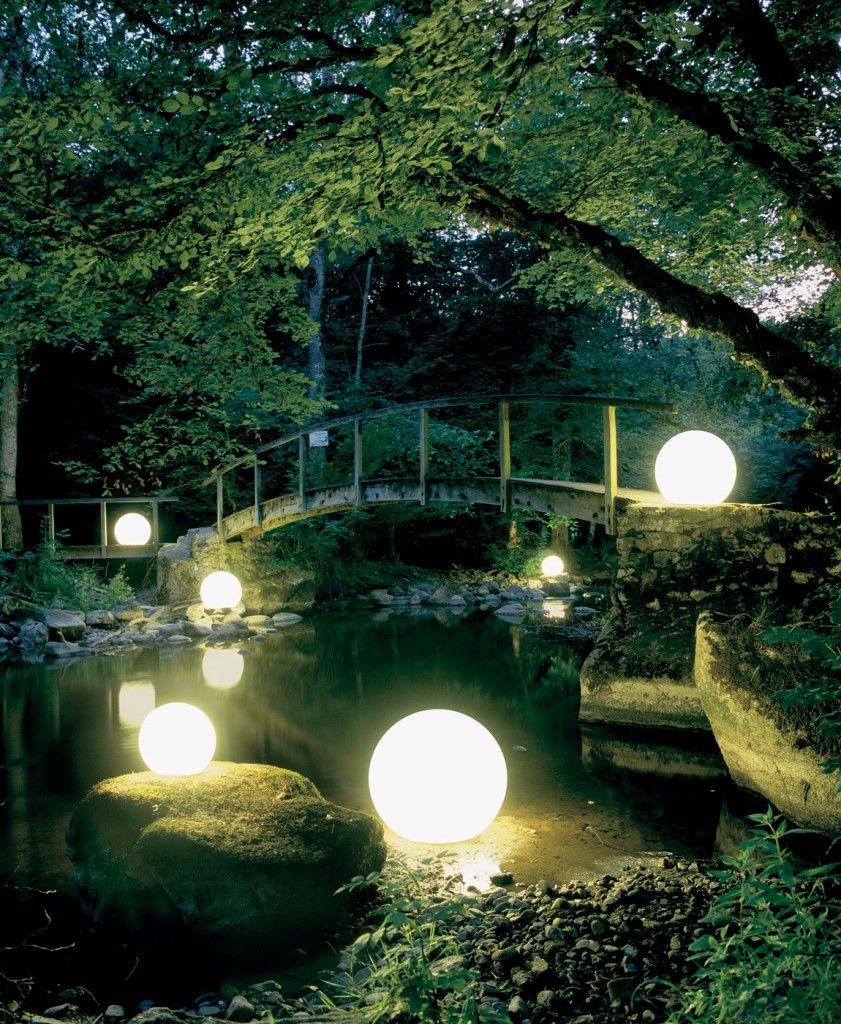 Floating Glow Orbs -   25 floating garden water
 ideas