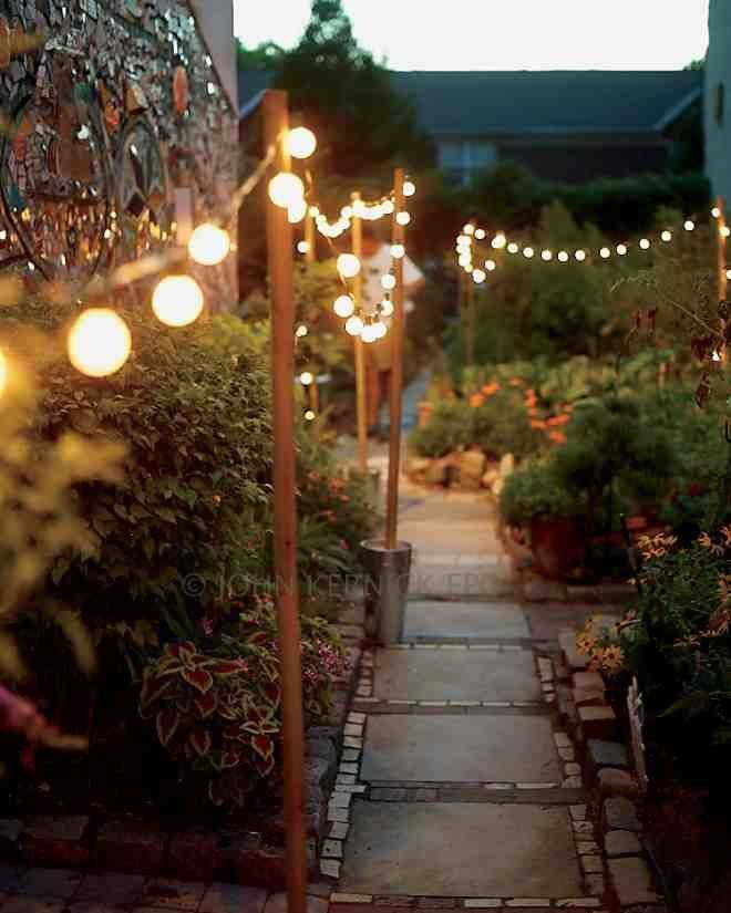 12 Inspiring Backyard Lighting Ideas -   25 garden decking inspiration
 ideas