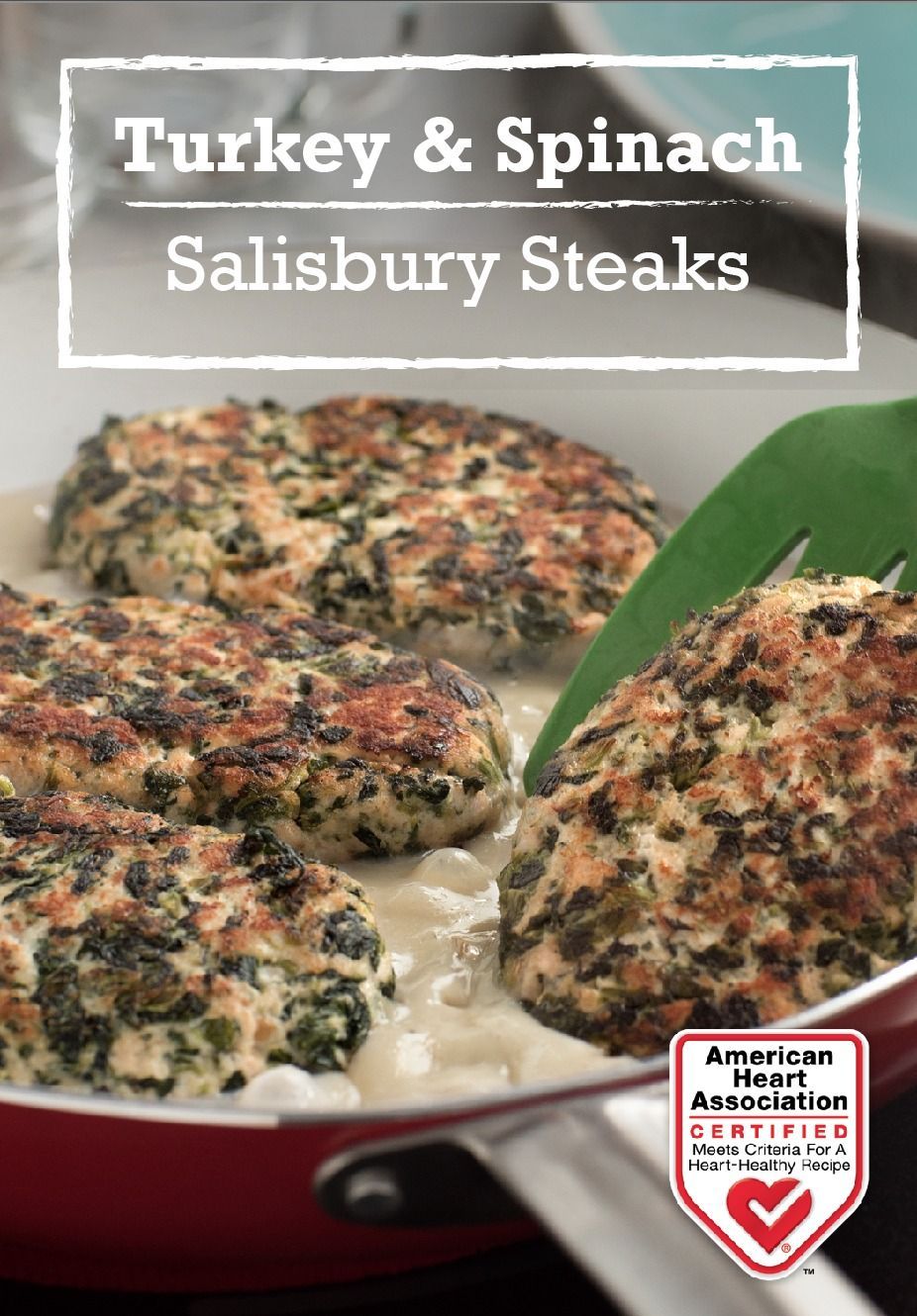 Turkey & Spinach Salisbury Steaks -   25 ground recipes link
 ideas