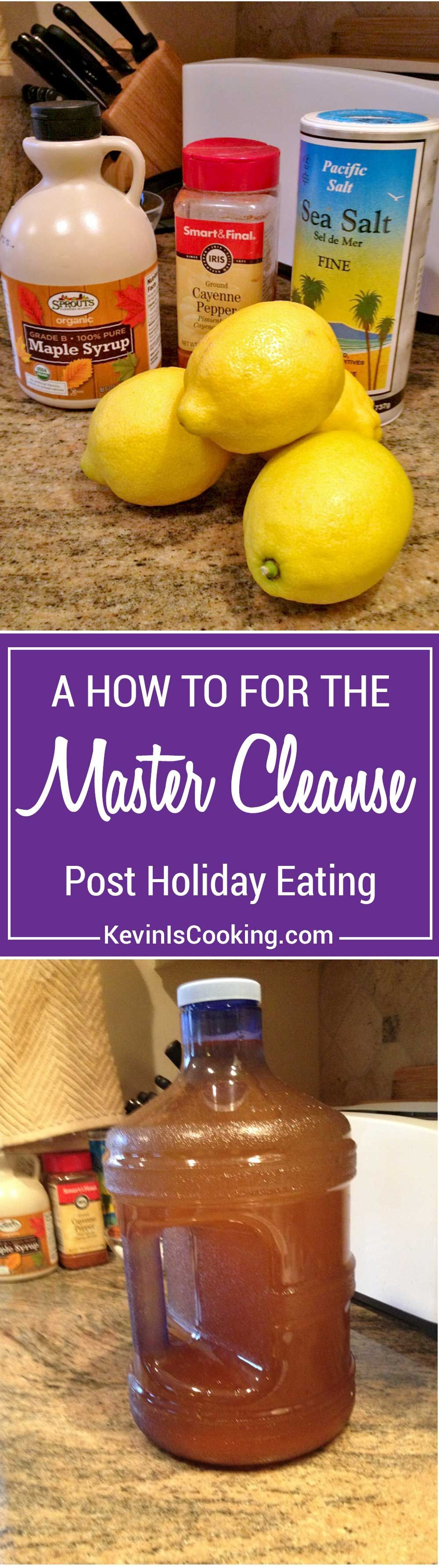 This How To for the Master Cleanse is better know as the 