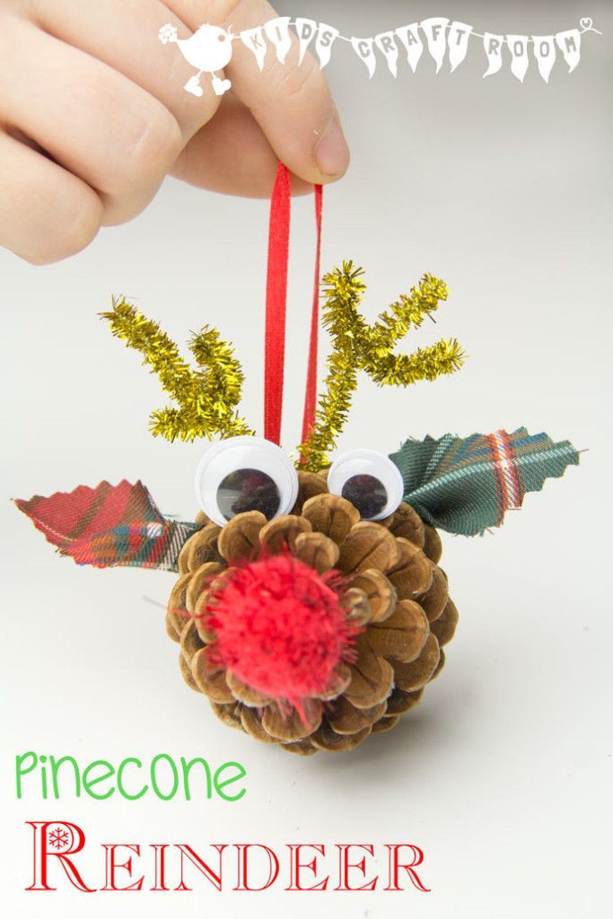 10 Homemade Christmas Ornaments for Kids: Nature Inspired -   25 pinecone crafts for children
 ideas