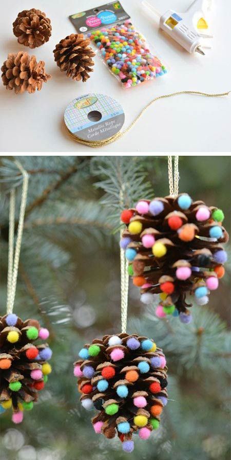 Top 30 Lovely and Cheap DIY Christmas Crafts Sure to Wow You -   25 pinecone crafts for children
 ideas