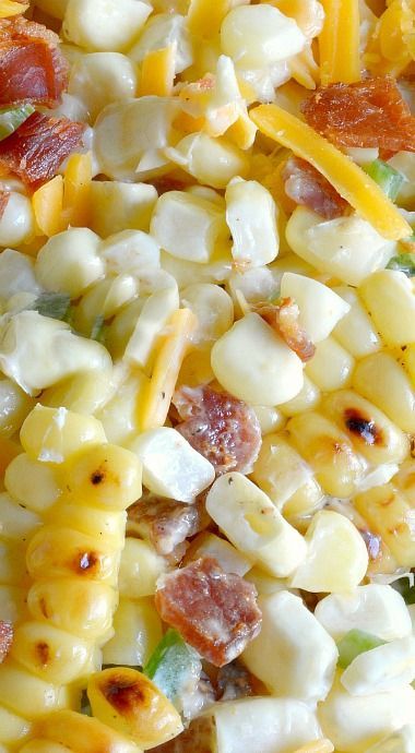 Jalape?o Popper Grilled Corn Salad -   18 bbq salad recipes
 ideas