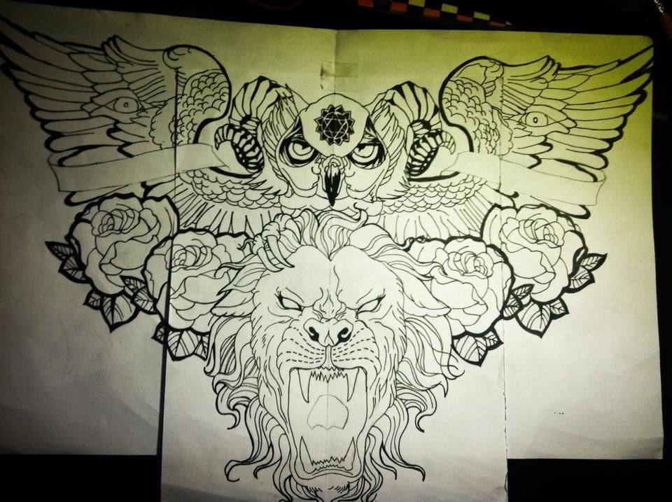 Remade design for chest tattoo :) by jonathanmartel08 -   18 chest tattoo drawings
 ideas