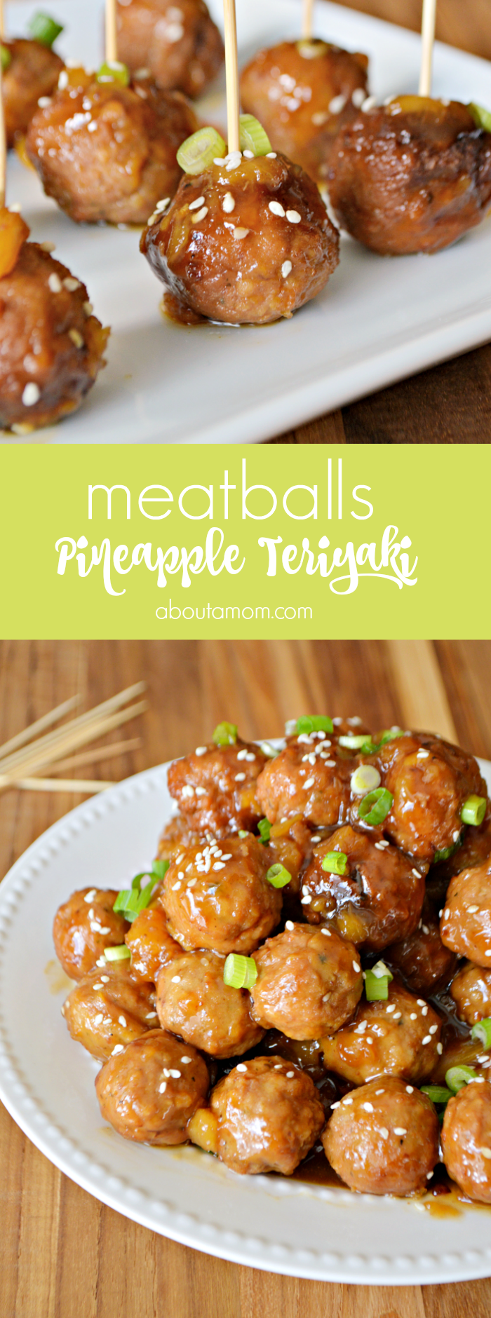 Slow Cooker Pineapple Teriyaki Meatballs -   19 meatball recipes pineapple
 ideas