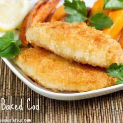 Crispy Baked Cod (tastes fried)- Healthy and Easy to Make -   20 cod fish recipes
 ideas
