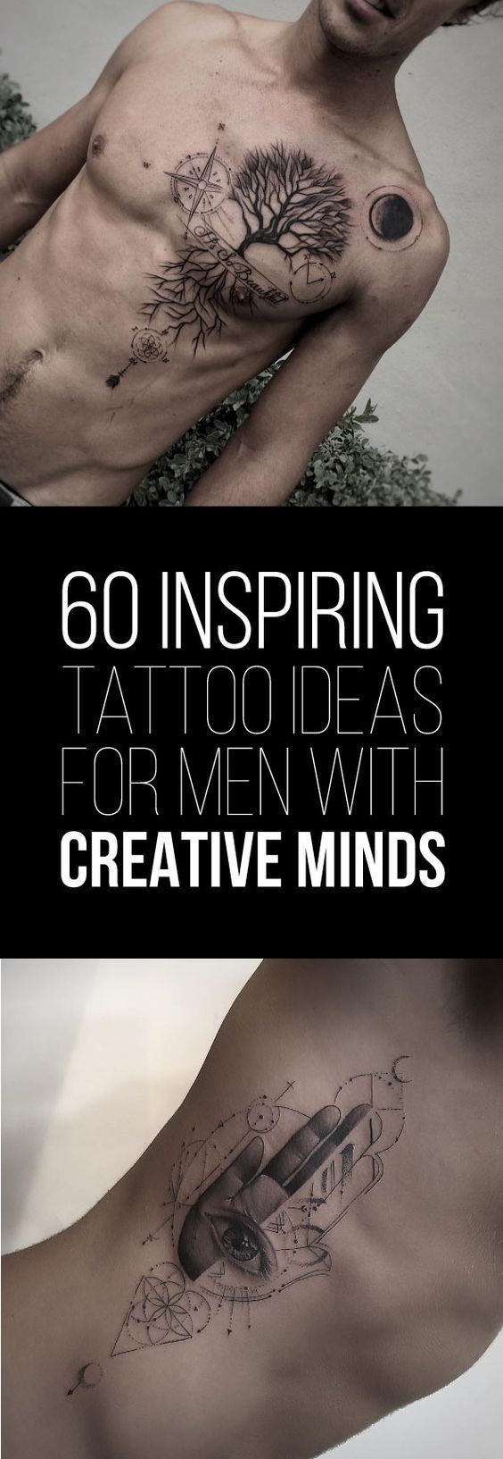 60 Inspiring Tattoo Ideas for Men with Creative Minds -   20 mens tattoo leg
 ideas