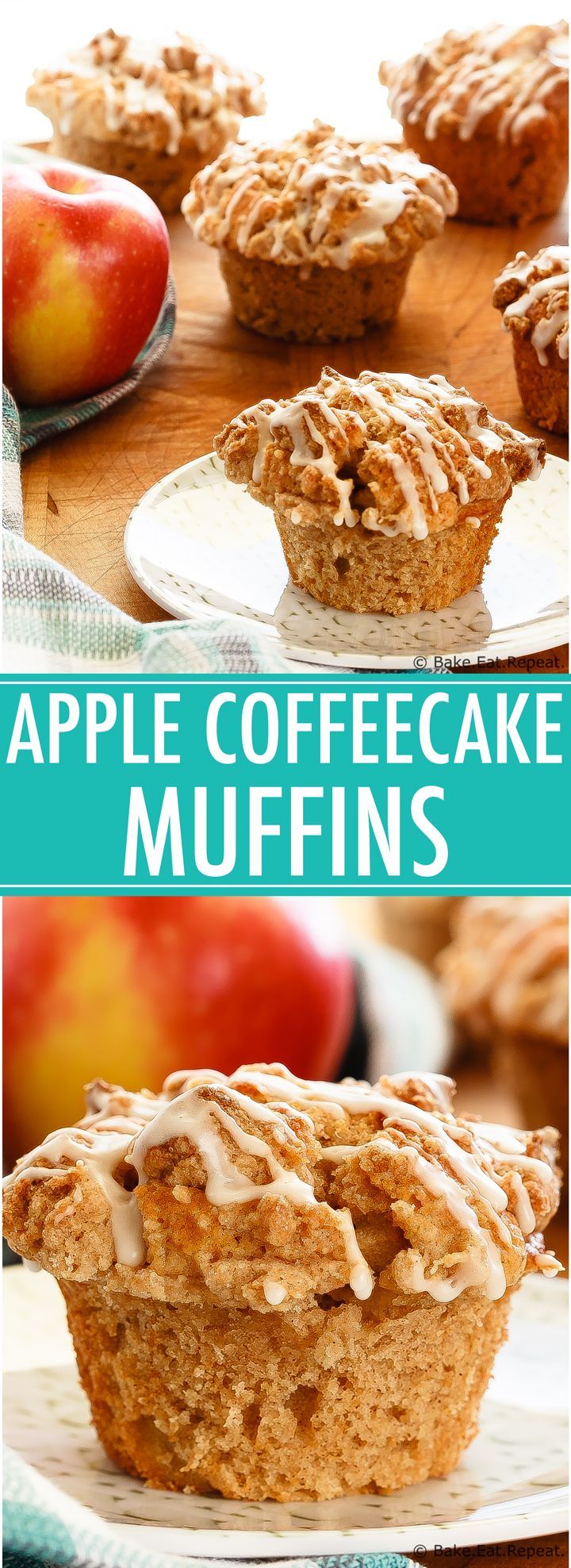 Apple Muffins with Crumb Topping Recipe -   21 breakfast recipes muffins
 ideas