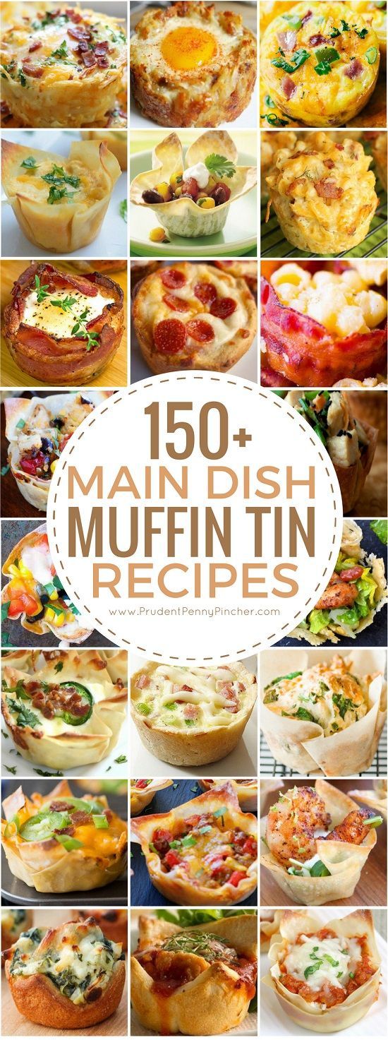 150 Main Dish Muffin Tin Recipes You Should Try -   21 breakfast recipes muffins
 ideas