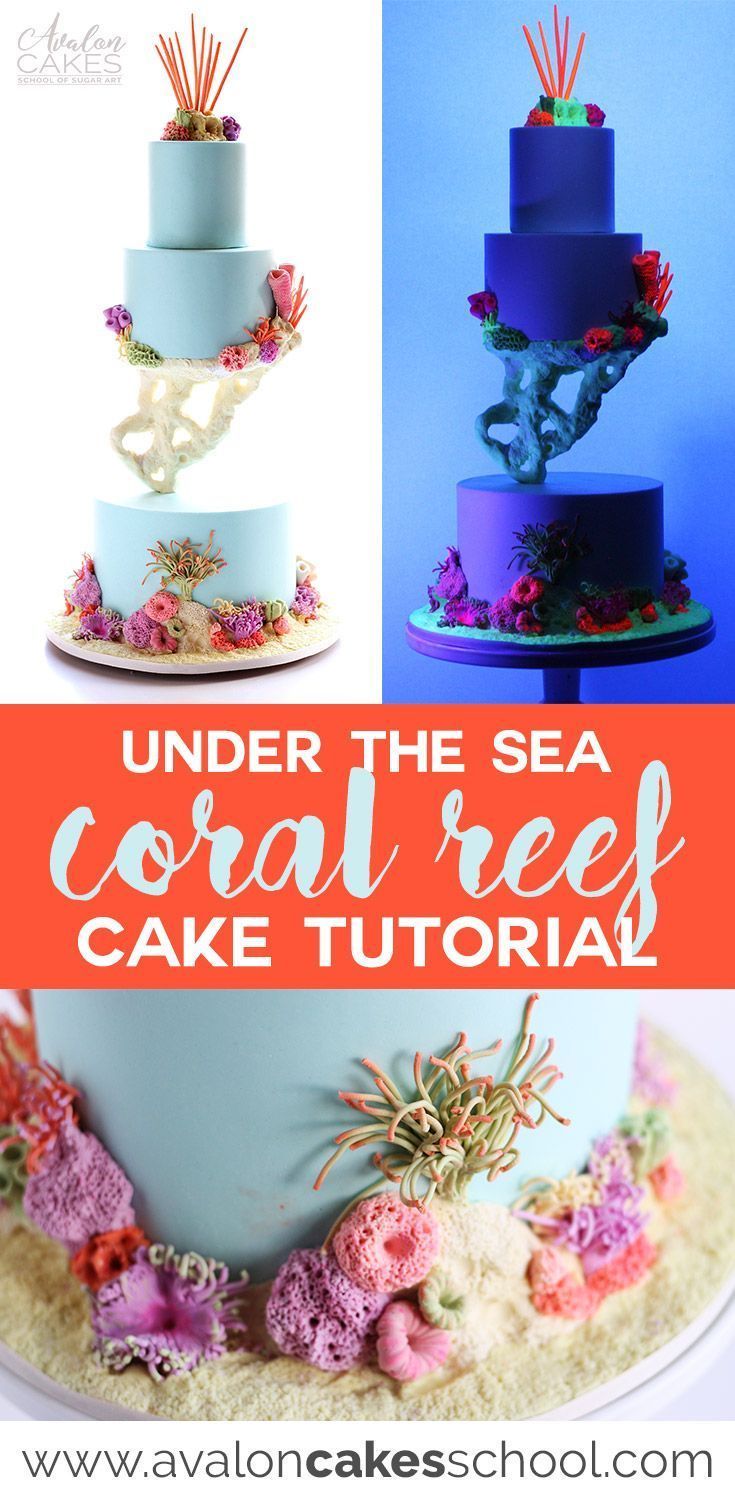 Under the Sea Coral Cake -   21 cake decor step by step ideas