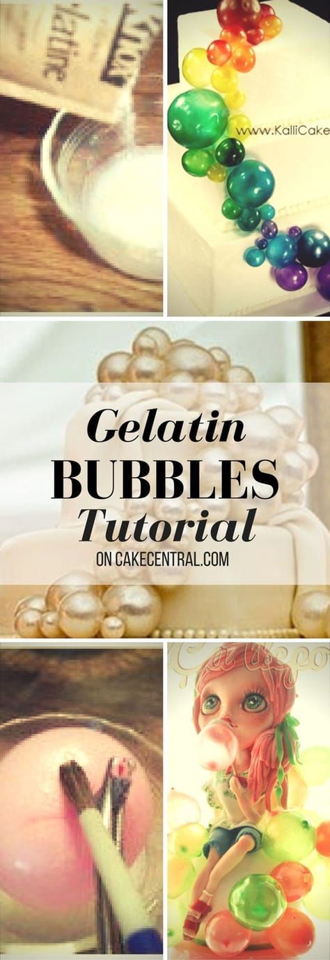 Step by Step Instructions for making Gelatin Bubbles List of Materials Water Balloons unflavored gelatin forceps or tweezers duct tape... -   21 cake decor step by step ideas