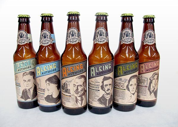 Aleing Authors Craft Beer (Student Project) -   21 crafts beer behance
 ideas