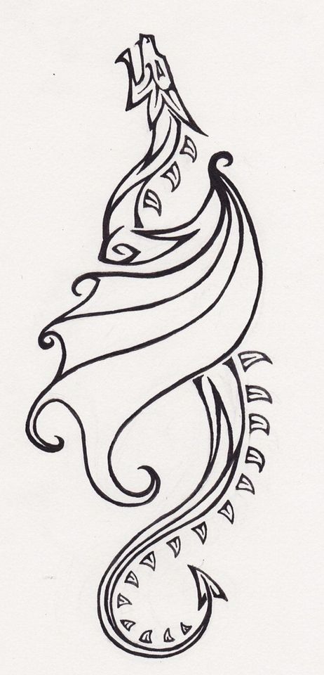 21 dragon tattoo sketch ideas