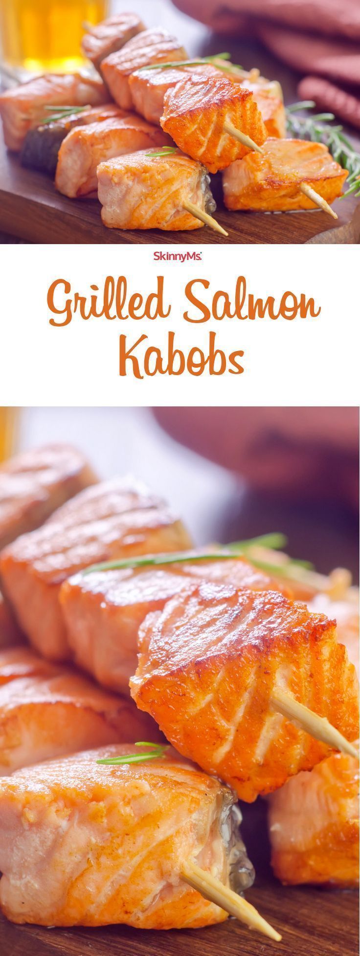 Grilled Salmon Kebobs -   21 grilling recipes for kids
 ideas