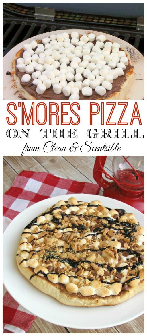 S'mores Pizza -   21 grilling recipes for kids
 ideas