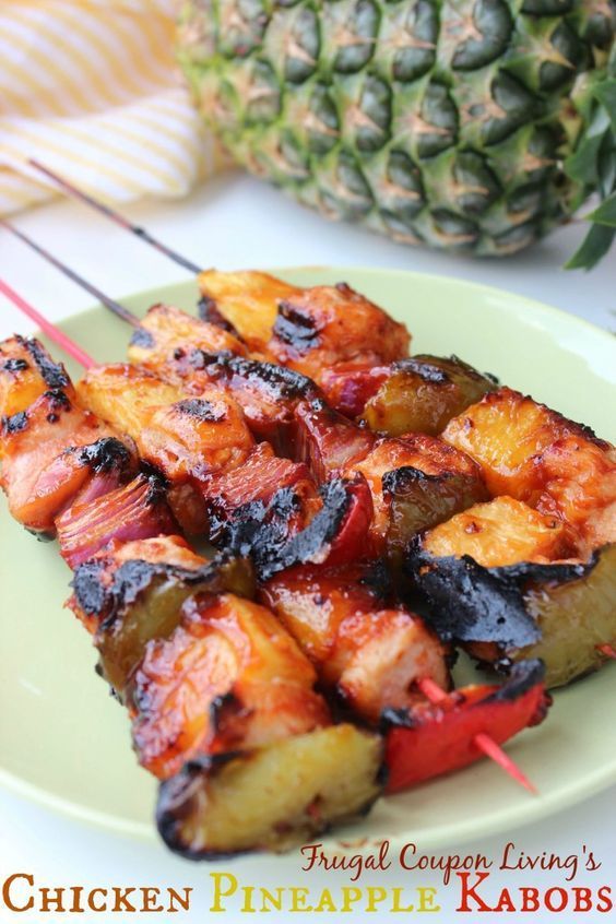 Chicken Pineapple Kabobs - Recipe for your Grill -   21 grilling recipes for kids
 ideas