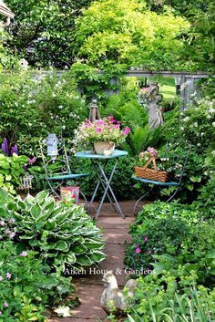 How to Make Your Garden Lush -   21 lush courtyard garden
 ideas