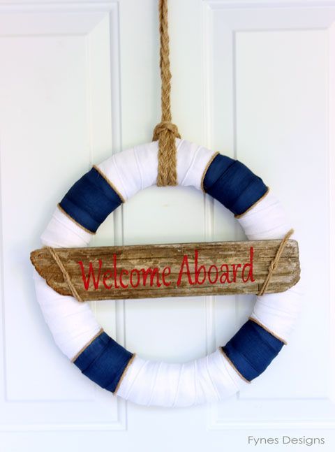 21 nautical decor wreath
 ideas