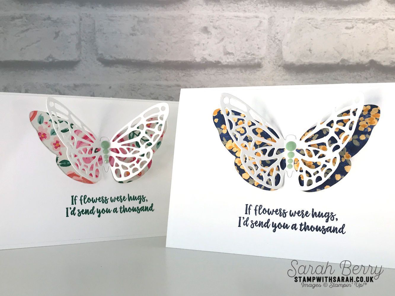 VIDEO – Quick and Simple butterfly die cut card with the Garden Impressions Paper from Stampin’ Up! -   22 butterfly crafts stampin up
 ideas