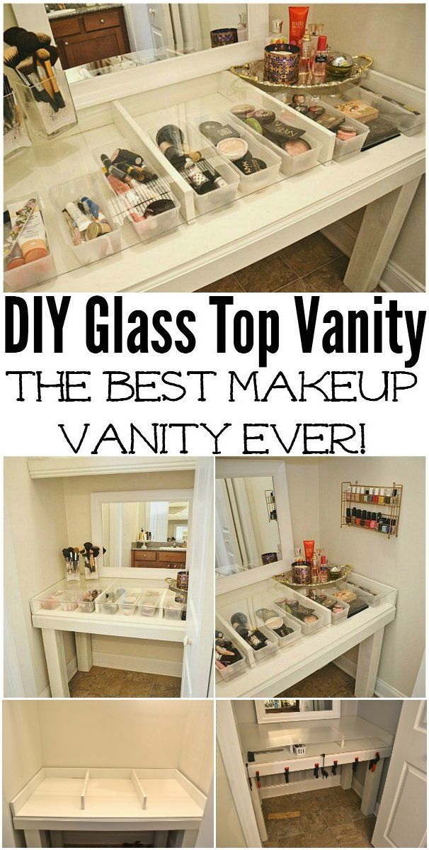 Cheap DIY Makeup Vanity Table Ideas -   22 cheap diy makeup
 ideas