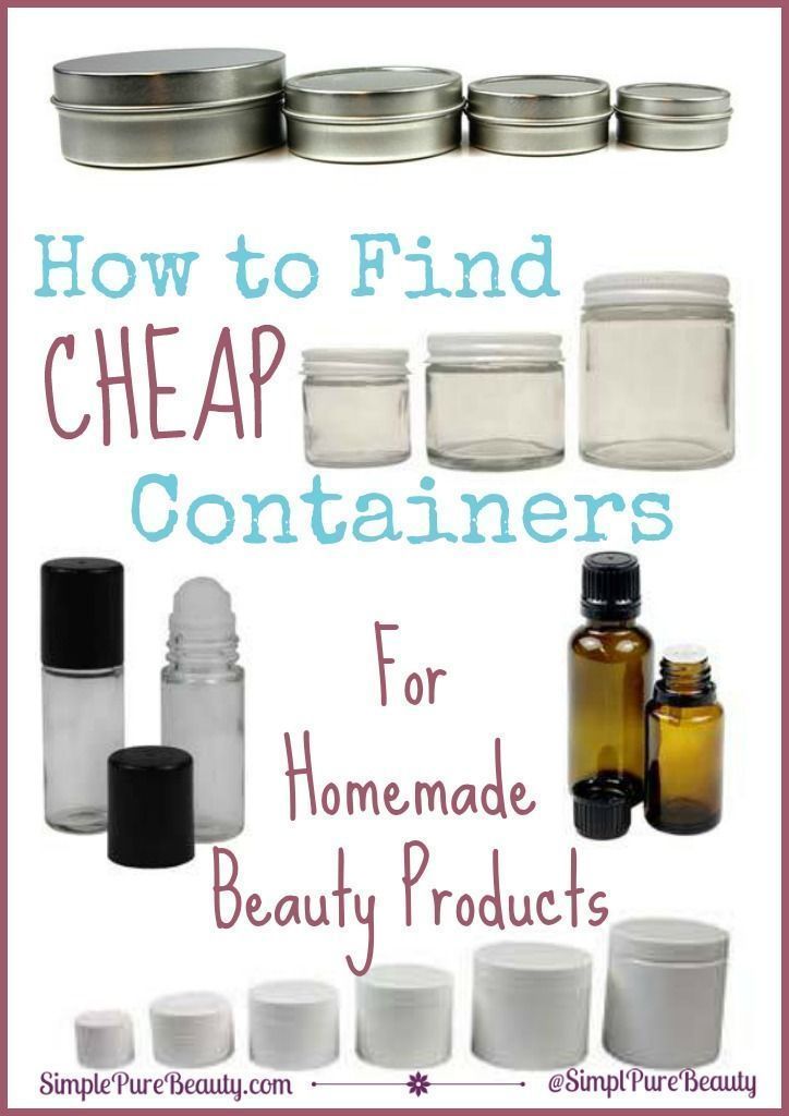 How to Find Cheap Containers for Homemade Beauty Products -   22 cheap diy makeup
 ideas