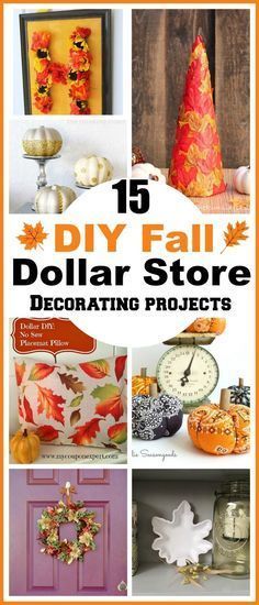 15 DIY Fall Dollar Store Home Decor Projects -   22 country fall crafts
 ideas