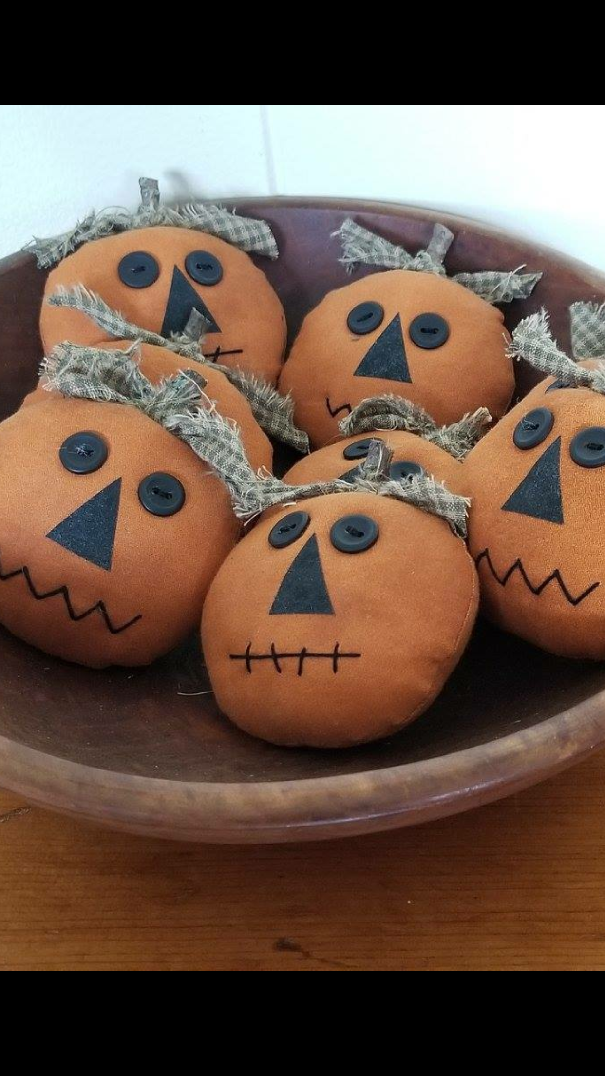 Primitive pumpkin bowl fillers -   22 country fall crafts
 ideas