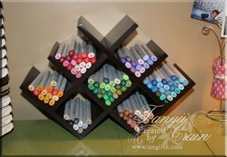 Target Wine rack multi-purpose...pen stand...brilliant! -   22 crafts organization pens
 ideas