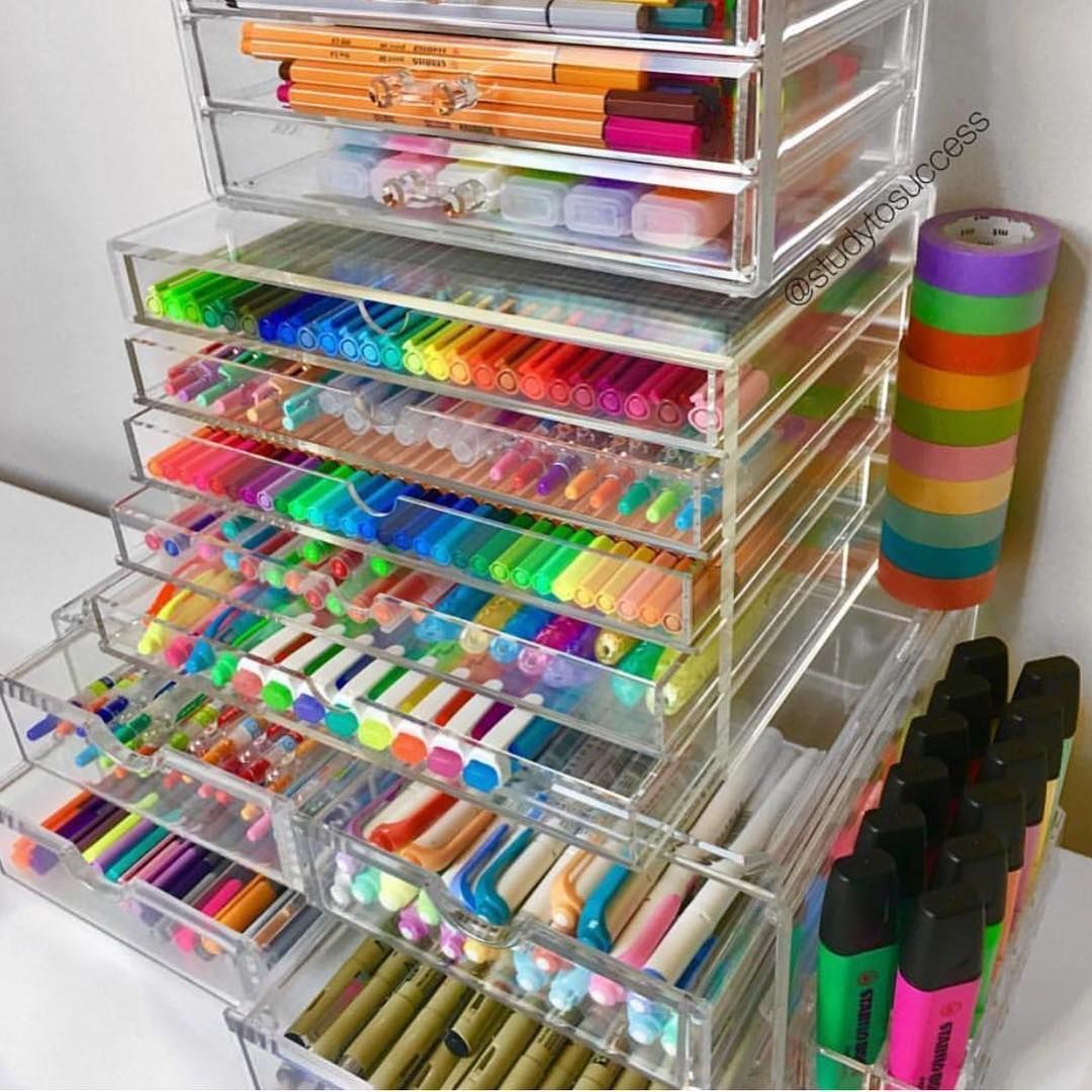 22 crafts organization pens
 ideas