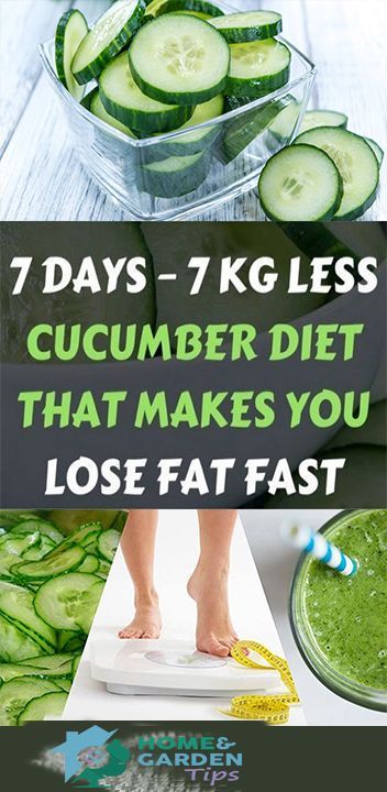 Cucumber Diet – 7 Days 7 Kg Less -   Health & Fitness