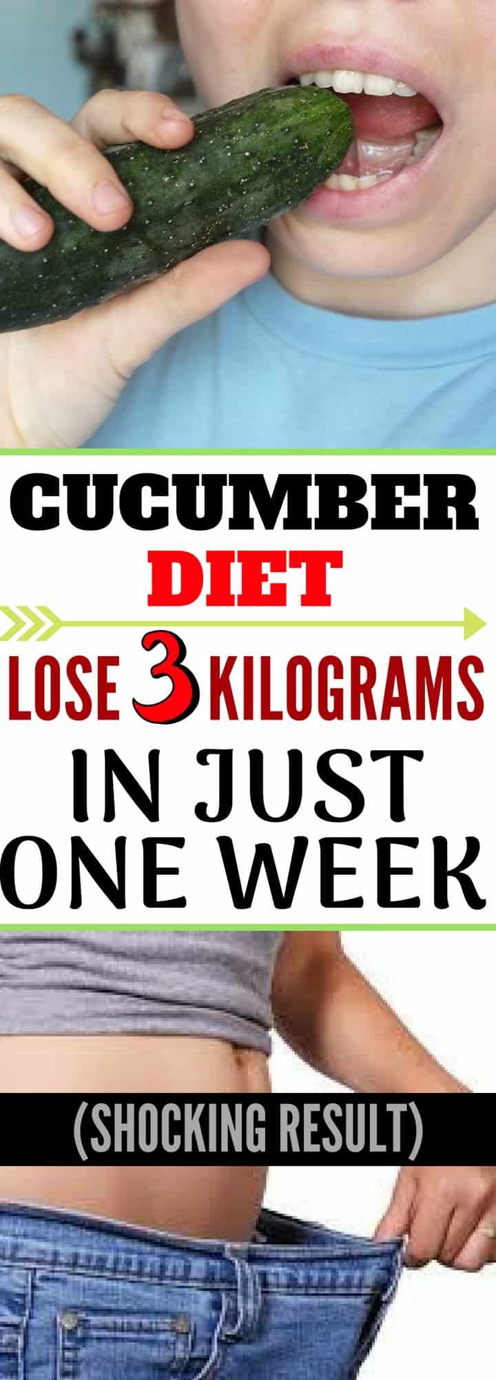Cucumber Diet – Lose 3 Kilograms In Just One Week! WoW! -   22 cucumber diet weightloss ideas