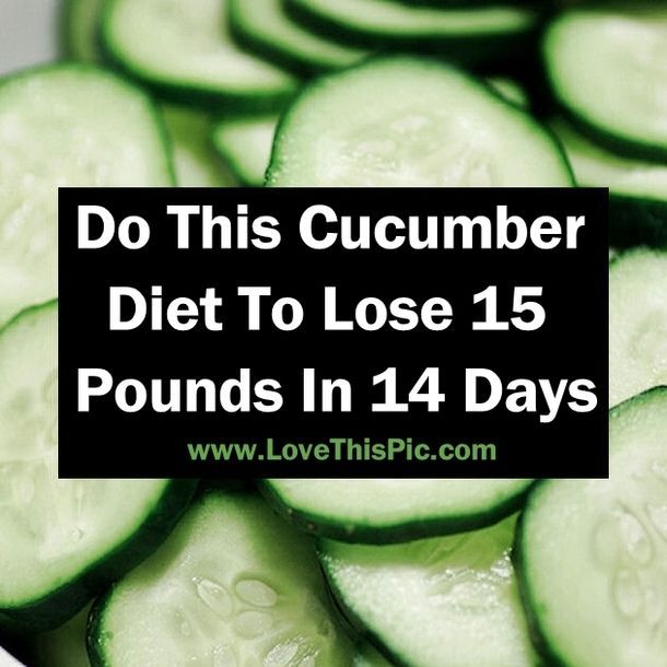 Do This Cucumber Diet To Lose 15 Pounds In 14 Days -   22 cucumber diet weightloss ideas