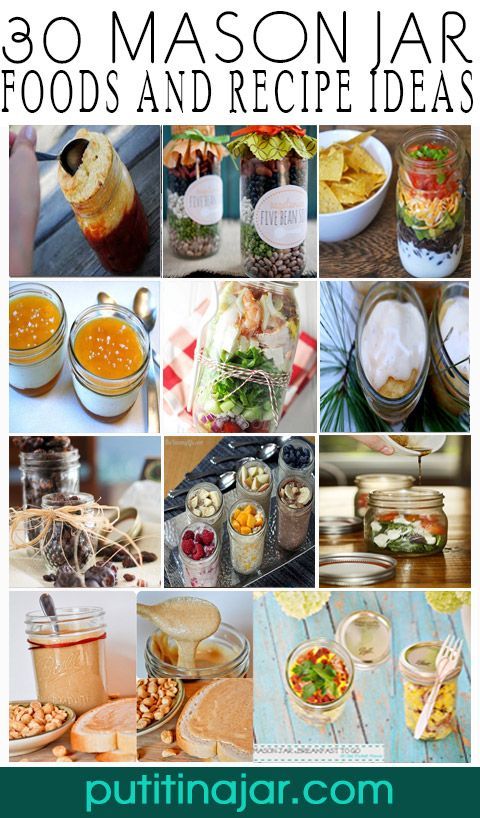 30 Food in a Jar Ideas for Any Occasion: Mason Jar Food Crafts -   22 diy food in a jar
 ideas