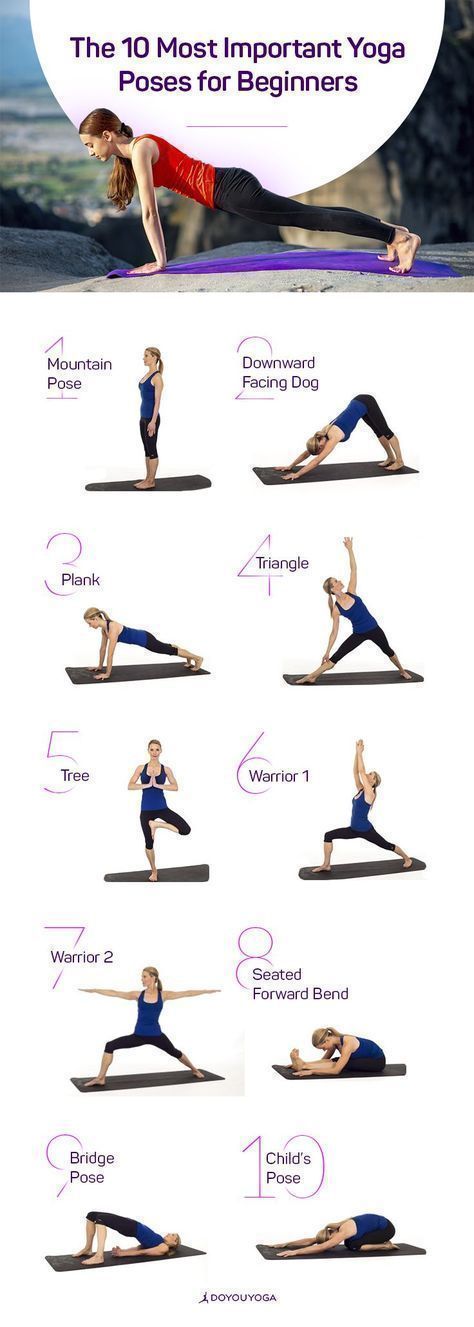 The 10 Most Important Yoga Poses for Beginners -   22 fitness design yoga poses
 ideas