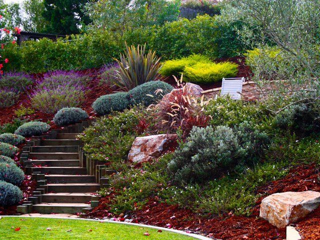 15 Ispirational Slopped Yard Decoration Ideas That Will Impress You - Top Inspirations -   22 modern garden slope ideas