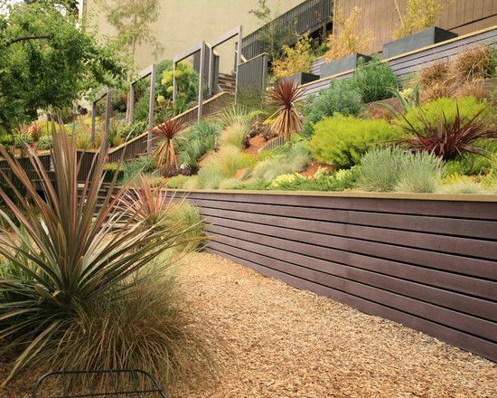 22 modern garden slope ideas