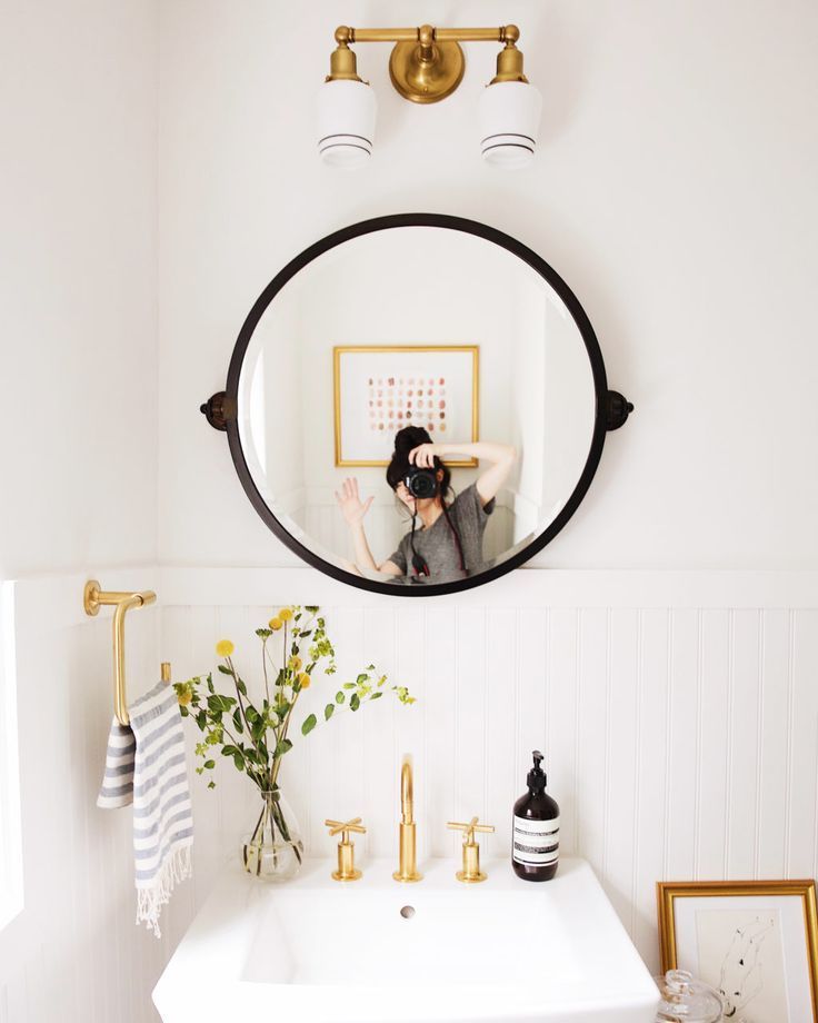 Our Hallway Bathroom: The Reveal -   22 retro style house
 ideas