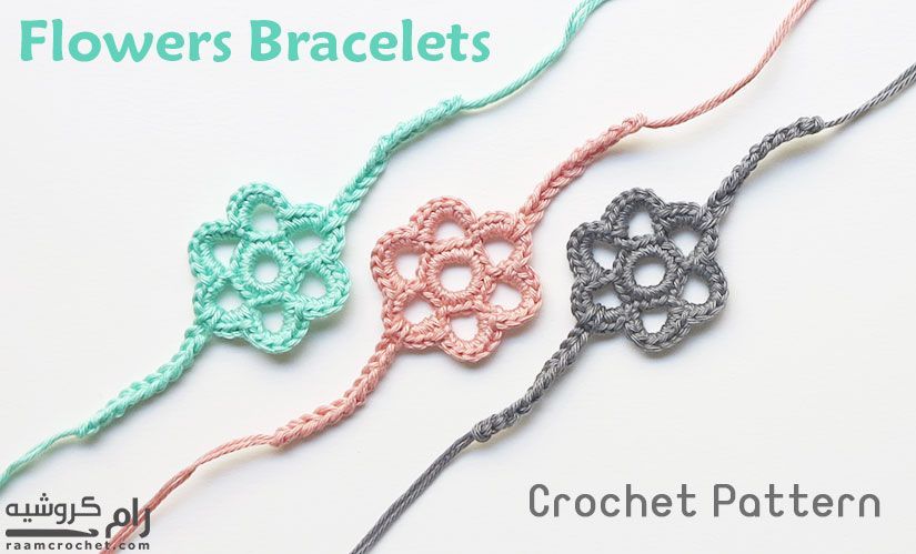 Crochet Easy Bracelet -   22 thin yarn crafts
 ideas
